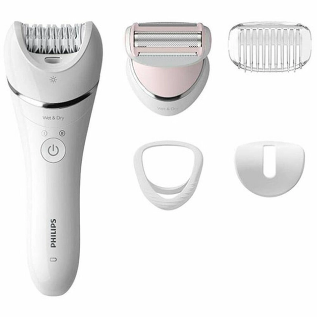 Philips elektrische epilator BRE710/00 * Wit 15 V-kop x 4