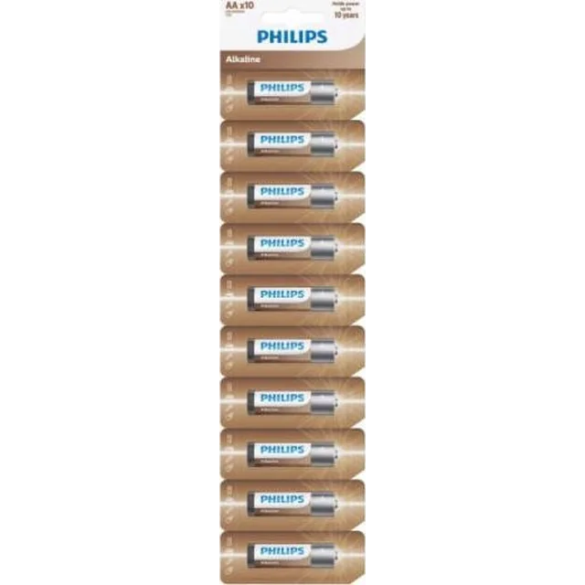 Philips PHILIPS AA BATERIJA LR6 DRSNA 10SZT ALKALNA