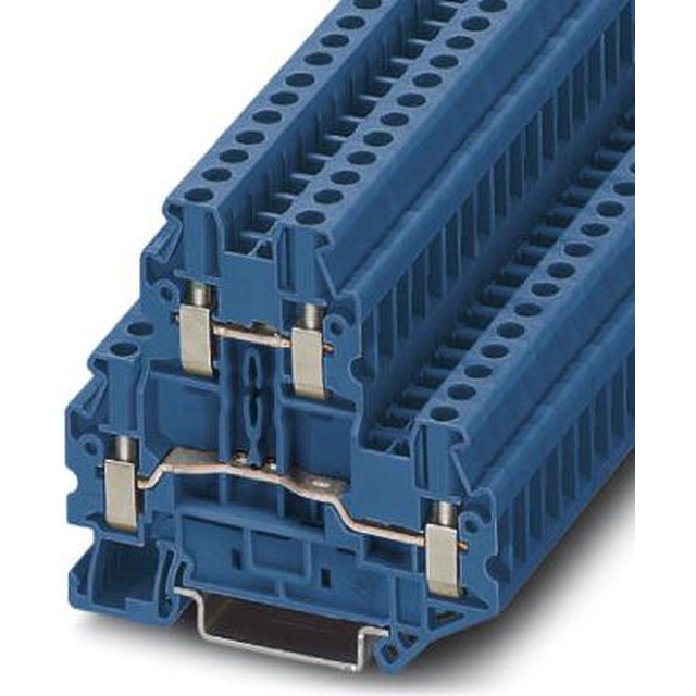 Phoenix Contact-connector szynowa 2-piętrowa 0,14-4mm2 blauw UTTB 2,5 BU (3044649)