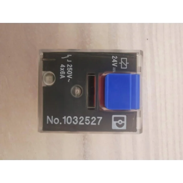 Phoenix Contact Industrial relay 4P 6A AgNi 24V DC to socket ECOR-2, REL-IR-BL/L- 24DC/4X21