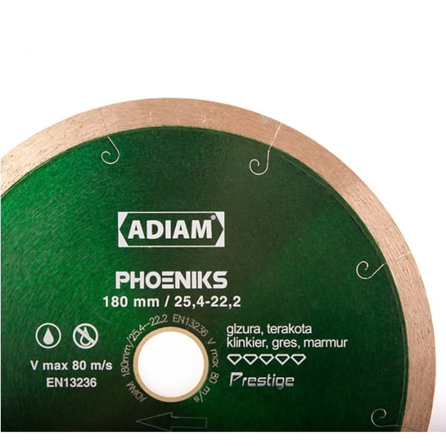 PHOENIX diamond disc 200x25,4-22,2 mm ADIAM 110085