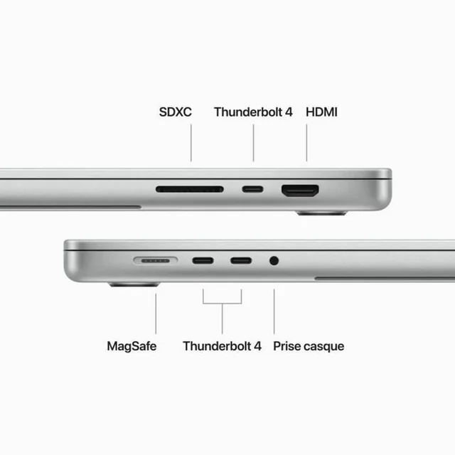 Φορητός υπολογιστής Apple MacBook Pro 2023 16&quot; 1 TB Azerty Γαλλικά M3 Μέγ.