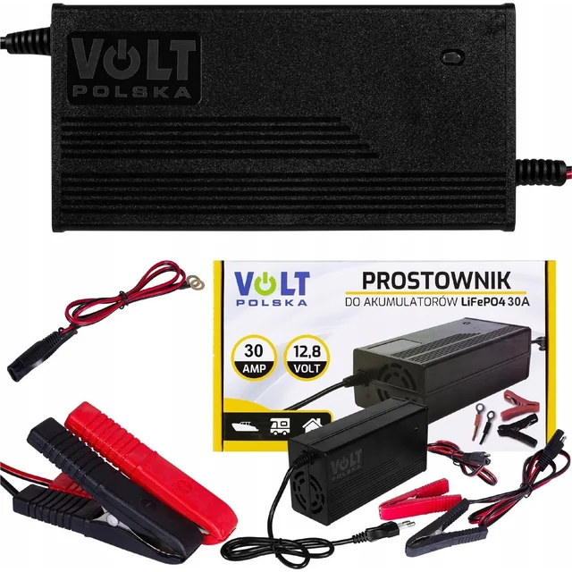 Φορτιστής Volt Φορτιστής μπαταρίας LiFePO4 12V 30A