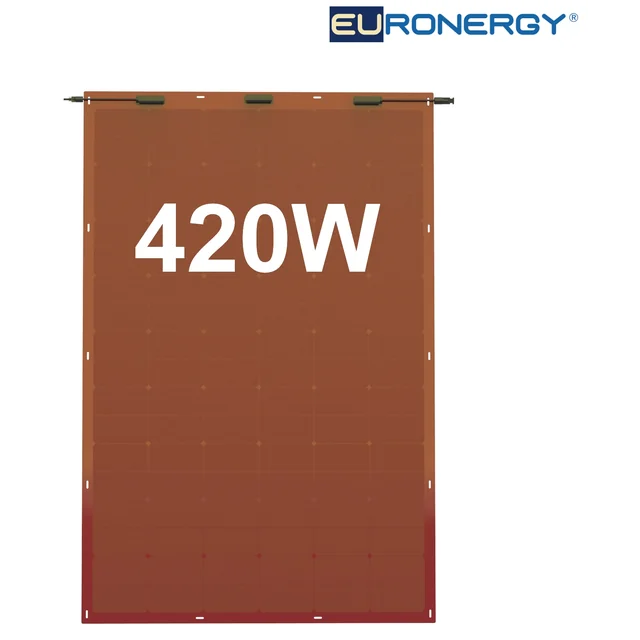 Photovoltaic elastic module EURONERGY EUQJH57J-420W, brick