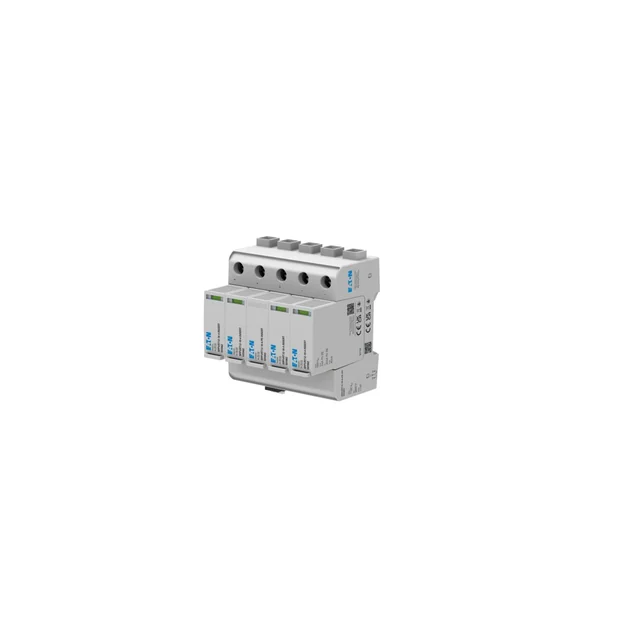 Photovoltaic surge arrester TYPE 1+2 1100VDC + contact, two strings SPPVRT12-10-4+PE+AX