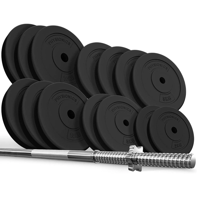 PHYSIONIC Weight Set,94 kg,