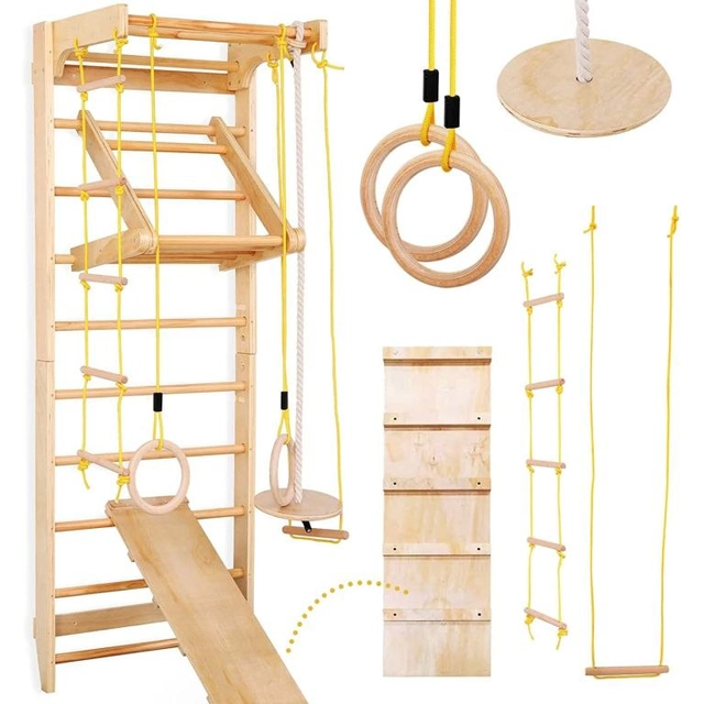 Physionics Ladder with accessories 80 x 220 x 60 cm,100 kg