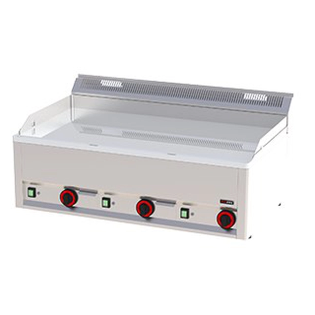 Piastra grill 97x48 | liscio | 400V | cromo | Volpe Rossa