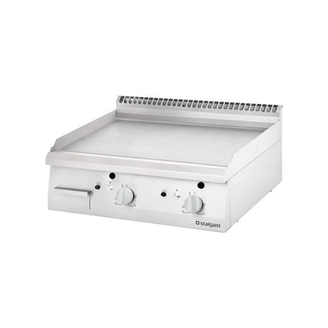 Piastra grill a gas liscia regolabile 800 - G20