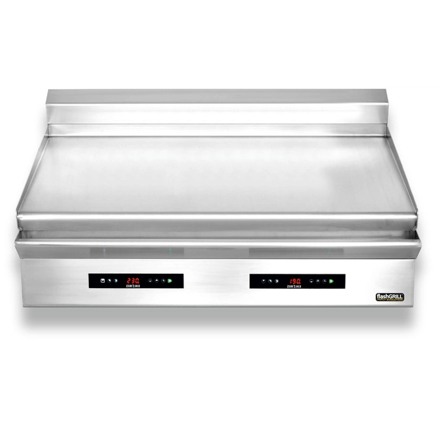 Piastra grill elettrica | regolabile | doppio | liscio | Zernike | GE1270L2C