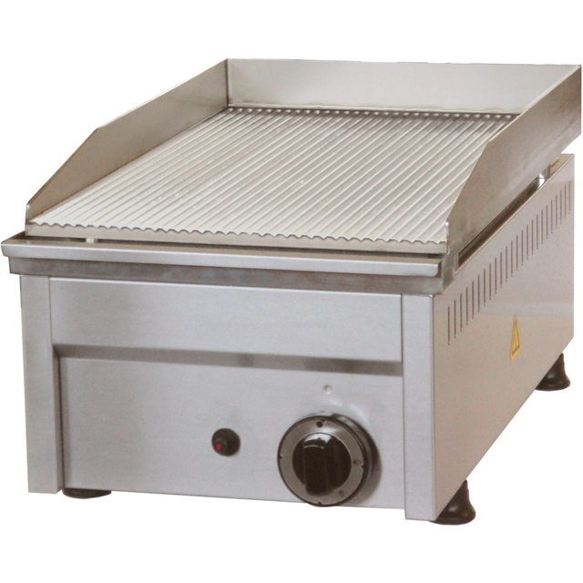 Piastra Grill Gas Rigata Professionale 4000W Amitek 6050013