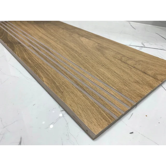 Piastrelle effetto legno per scale 30x60 ROVERE DORATO venatura nodi ANTISCIVOLO
