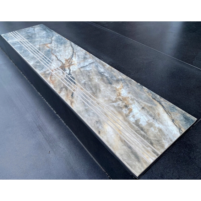 Piastrelle per scale 120x30 marmo AMBRA BRASILIANA HIT