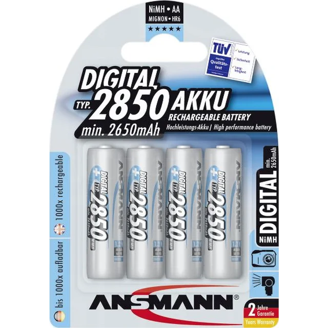 Pile AA numérique Ansmann / R6 2650mAh 24 pcs.