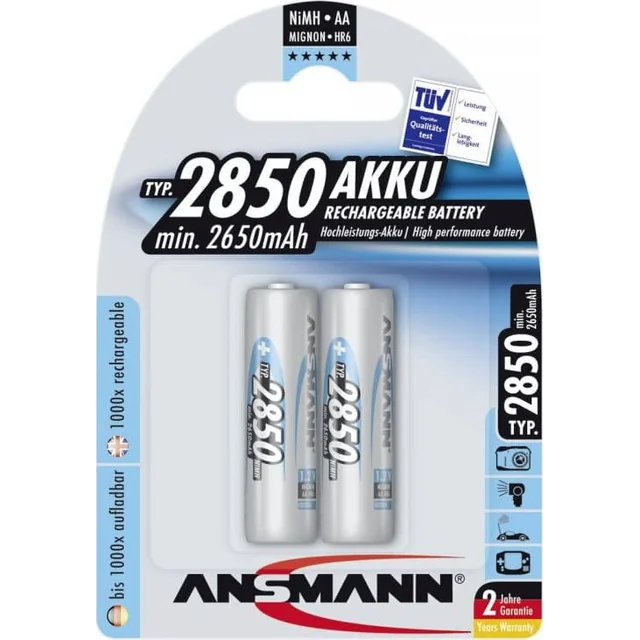 Pile AA numérique Ansmann / R6 2650mAh 48 pcs.