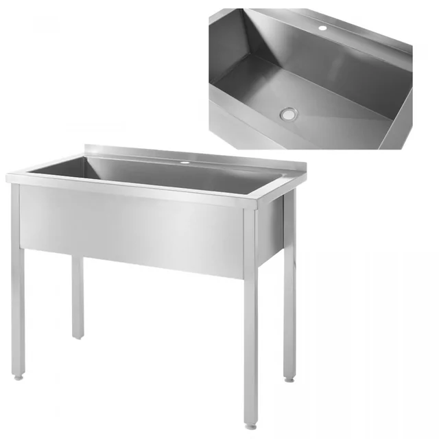 Piscina de catering, acero inoxidable 100x60x85 Hendi 811832