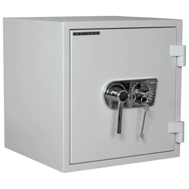 Πιστοποιητικό Seif antifractie antifoc FireMaster50 cheie 490x480x455mm EN1143/EN2 60P gri deschis