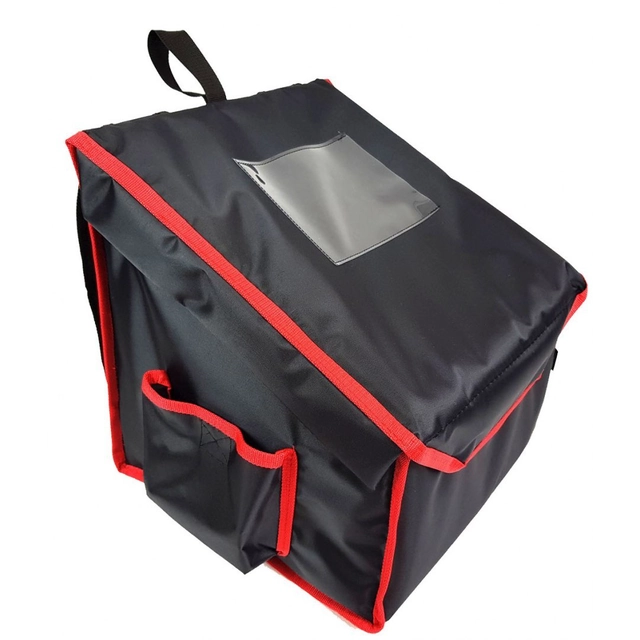 Pizza Backpack For Caterer 4x Cardboard 35x35 Heated Black Furmis