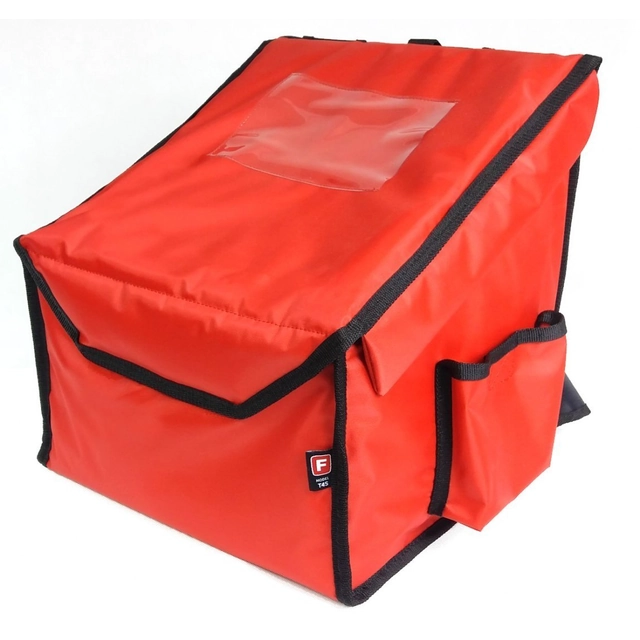 Pizza Backpack For Caterer 4x Cardboard 35x35 Heated Red Furmis