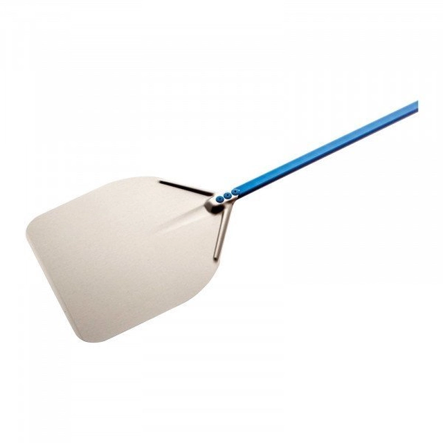 Pizza shovel - 45 x 45 cm - handle 120 cm - aluminum (anodized) GI.METAL 10450034 A-45R/120