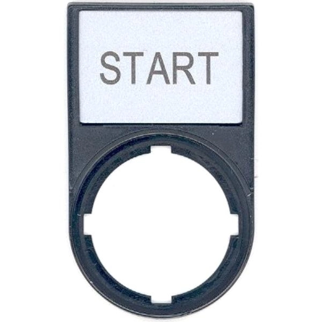 Placa de descrição da Eaton "START" M22S-ST-GB1 - 216495