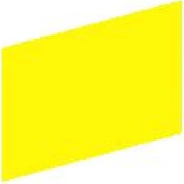 Placa de descrição retangular amarela Schneider Electric 19x27mm sem impressão ZBY5102