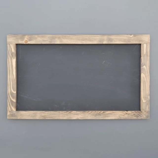 Placa lucrata manual, molid, 100 x 60 x 4 cm, negru