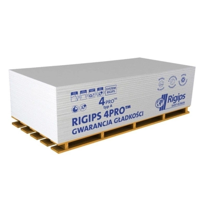 Placas de yeso Rigips 4PRO 200x120cm gr.12,5mm tipo A