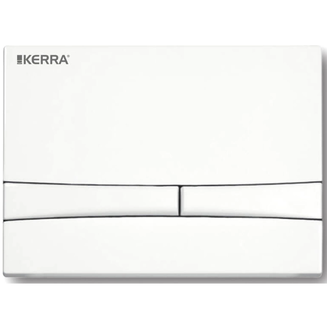 Placca di comando WC Kerra Adriatic White (slim)