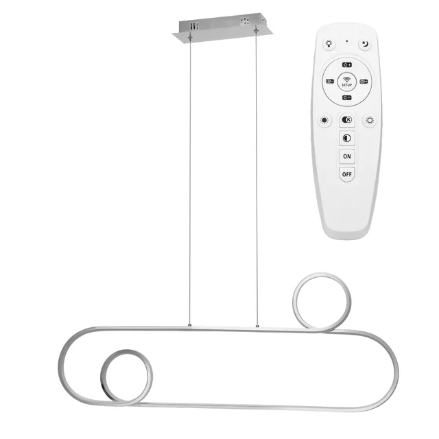 Plafonnier Suspendu LED APP810-CP CHROME + télécommande