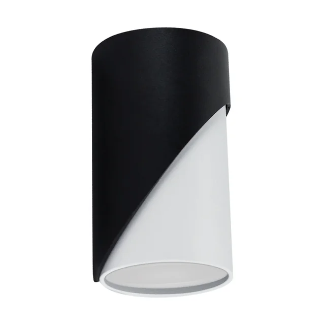 Plafonnier tube ZEBRA DWL GU10 NOIR/BLANC