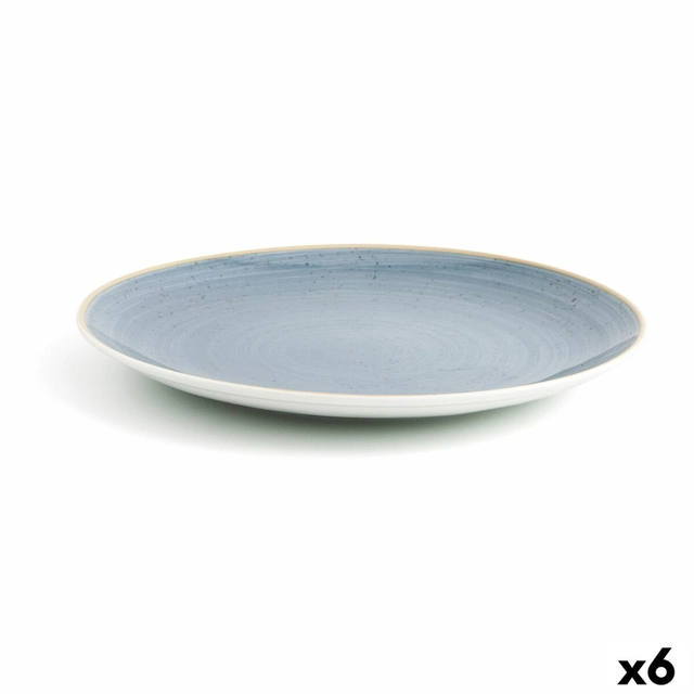 Plakana plate Ariane Terra Blue keramikas Ø 31 cm (6 Gab.)