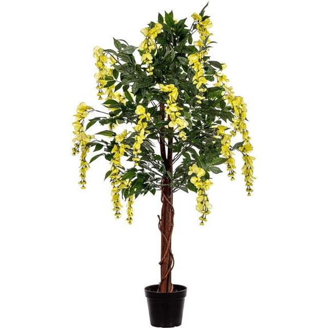 PLANTASIA Arbore artificial 120 cm Glicina galbenă