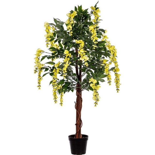 PLANTASIA Konstgjorda träd 120 cm Gul blåregn