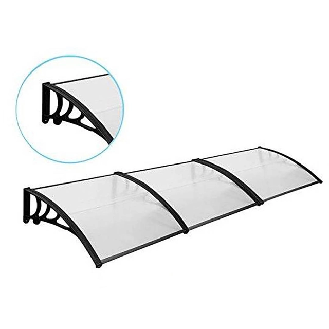Plastic canopy in several sizes and színben-300x90 cm-black