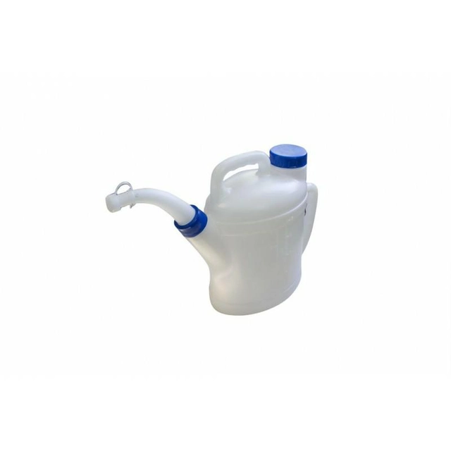 Plastic measuring cup for pouring oleju5l