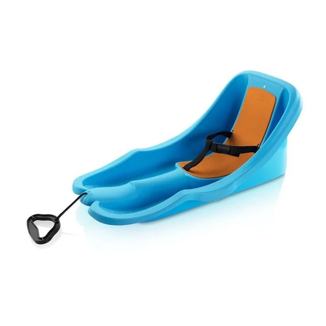 Plastic sled BABY RIDER - blue