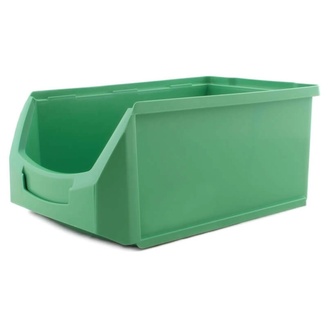 Plastic storage box "C" green, 350 * 208 * 150 mm