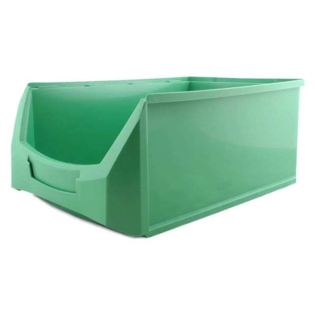 Plastic storage box "D" green, 500 * 310 * 200 mm