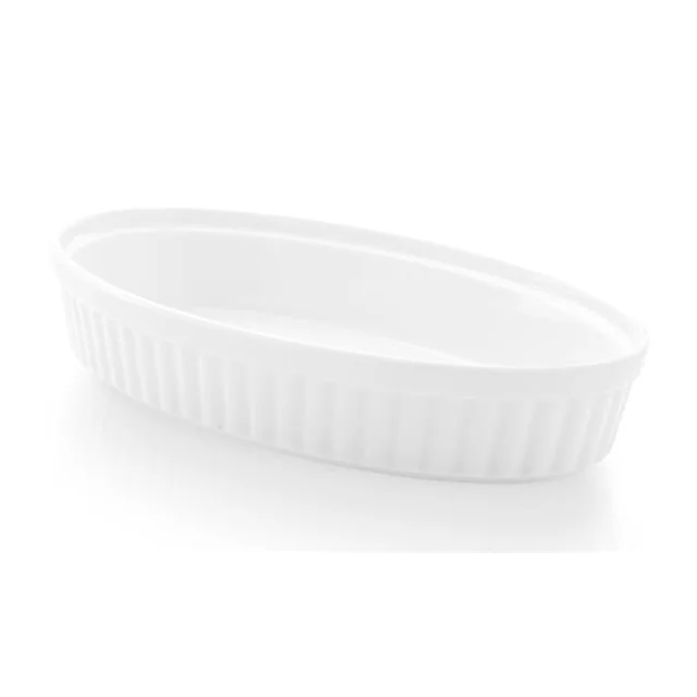 Plat de cuisson ovale Bianco 750 ml