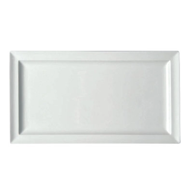 Plat rechthoekig bord 23x7 cm CLRP23