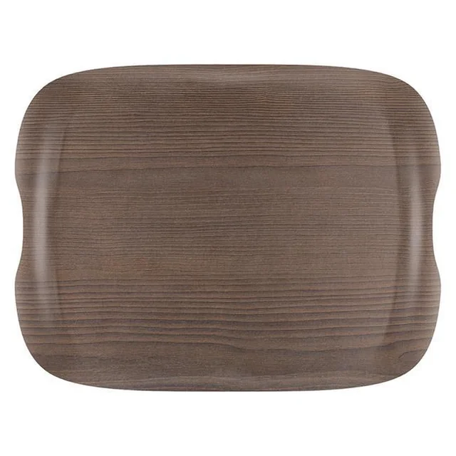 Plateau en bois chaud Wave 430x330 mm