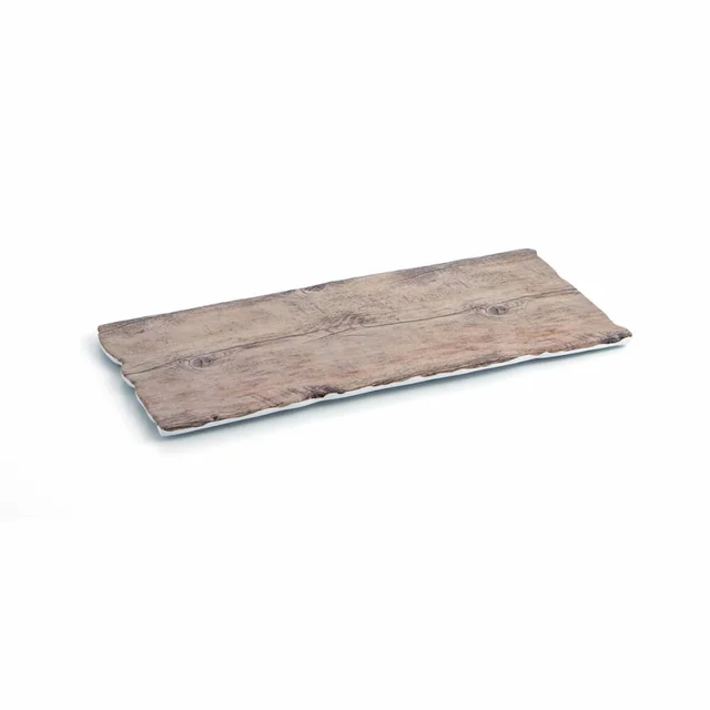 Plateau Quid A'bordo Plastique Marron 40 x 18 cm (6 Pièces) (Pack 6x)