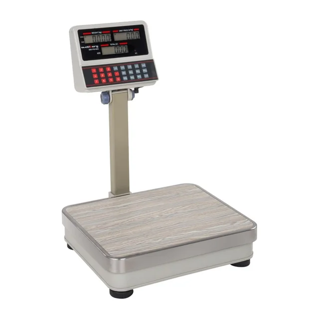 Platform shop scale SBS-PW-100 LCD to 100kg