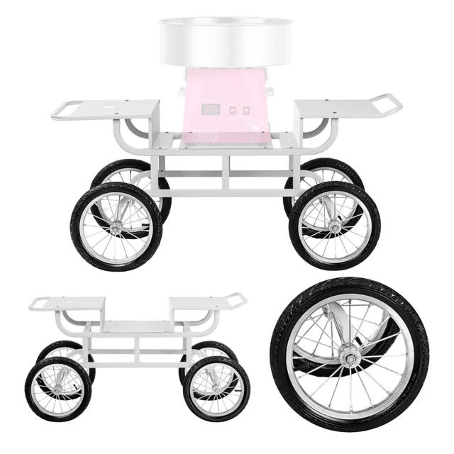 Platform trolley on wheels for the Royal Catering cotton candy machine RCZT-01W