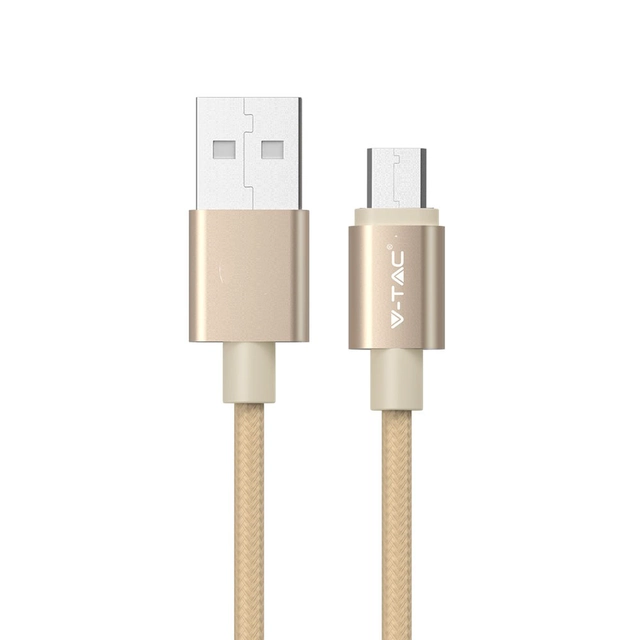 Platīna mikro USB kabeļi - zelts