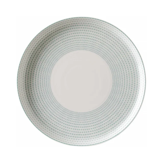 Plato con borde alto Verde 210 mm