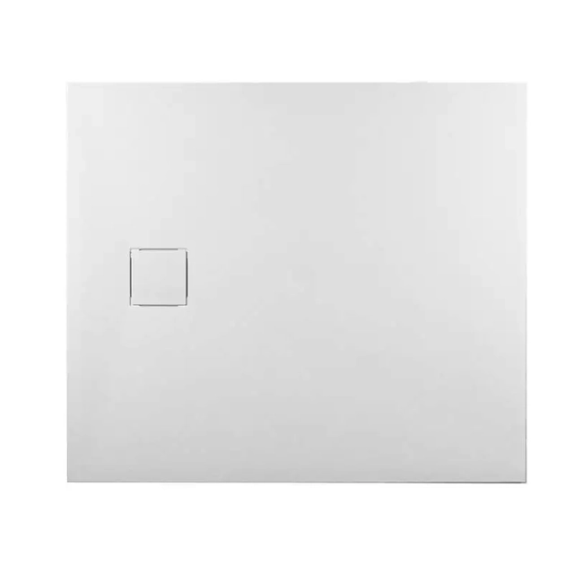 Plato de ducha rectangular Sea-Horse Sofia efecto NeoStone, blanco 120x80