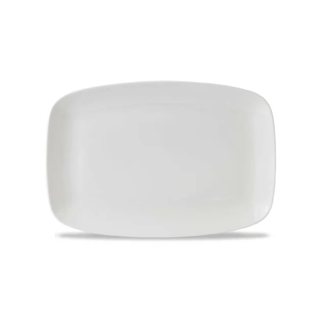 Platter White X Squared 344x234 mm