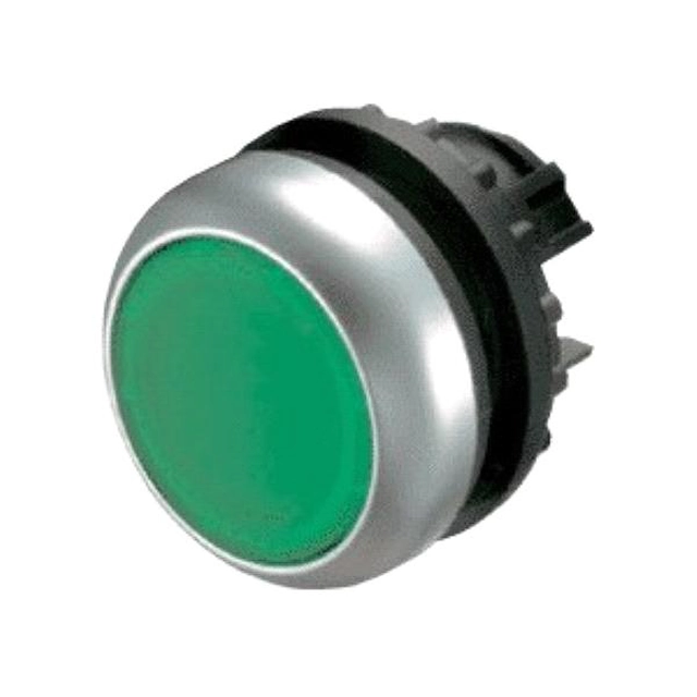 Ploché tlačítko Eaton M22S-D-G zelené – 216597